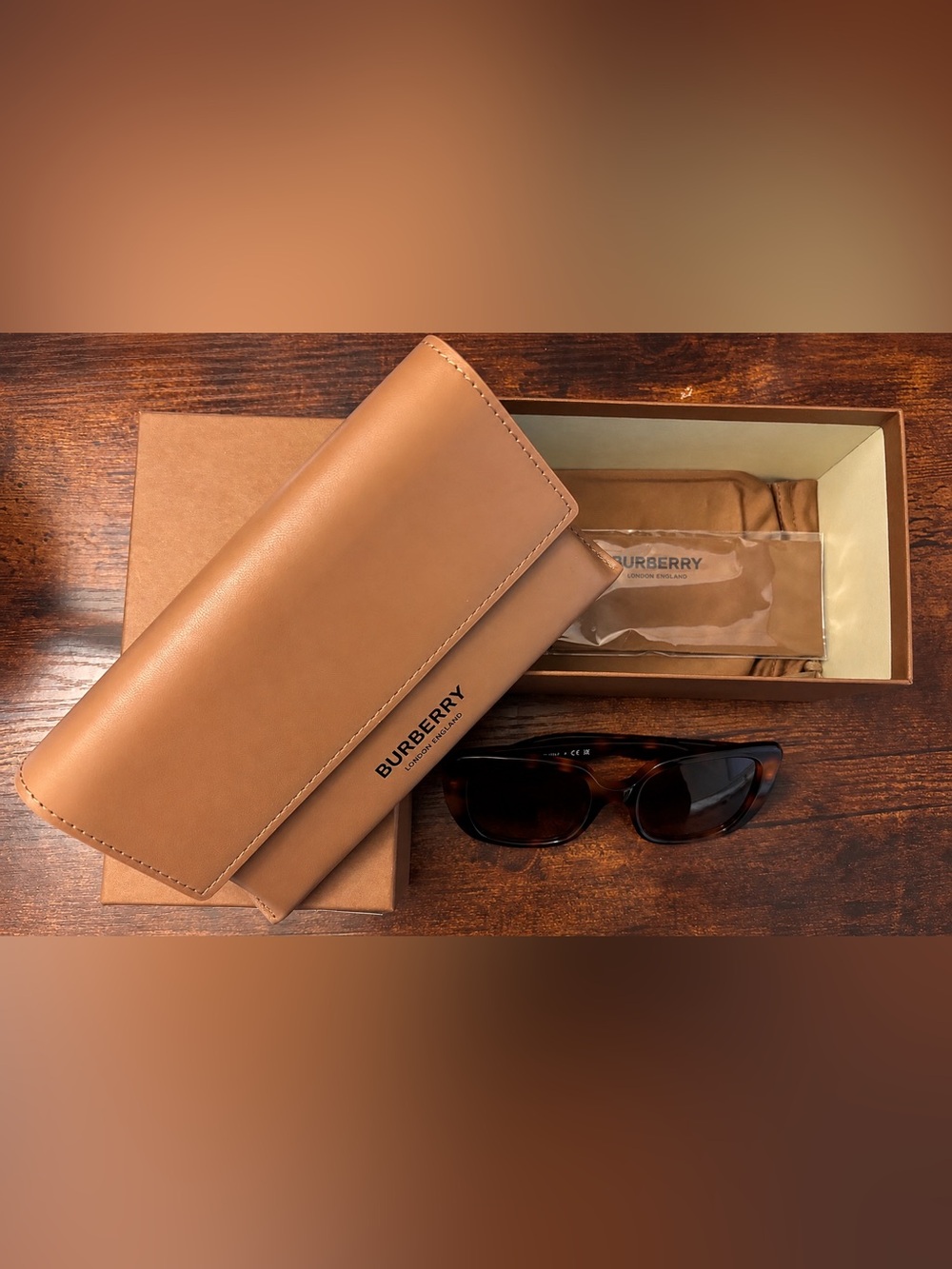 Burberry Helena Tortoiseshell Sunglasses - Picture 2 of 5